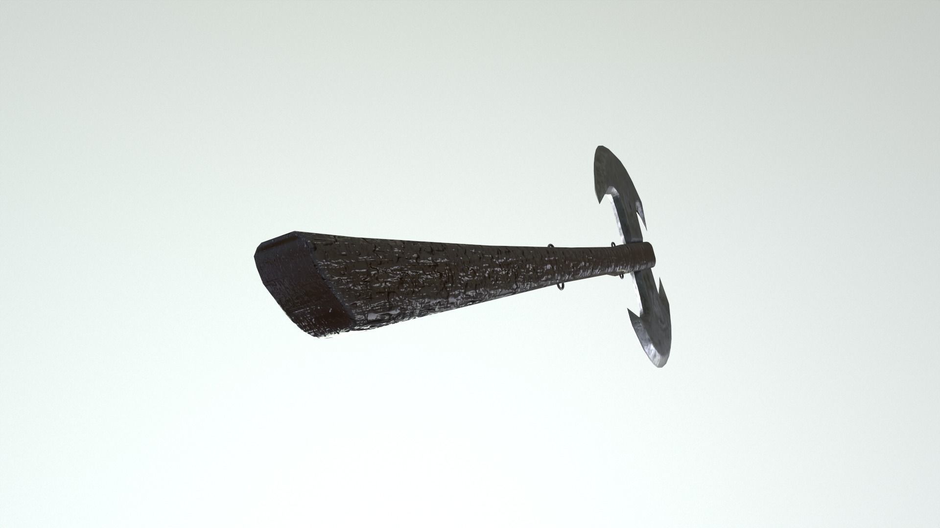 War Axe v1 Low-poly 3D model_7