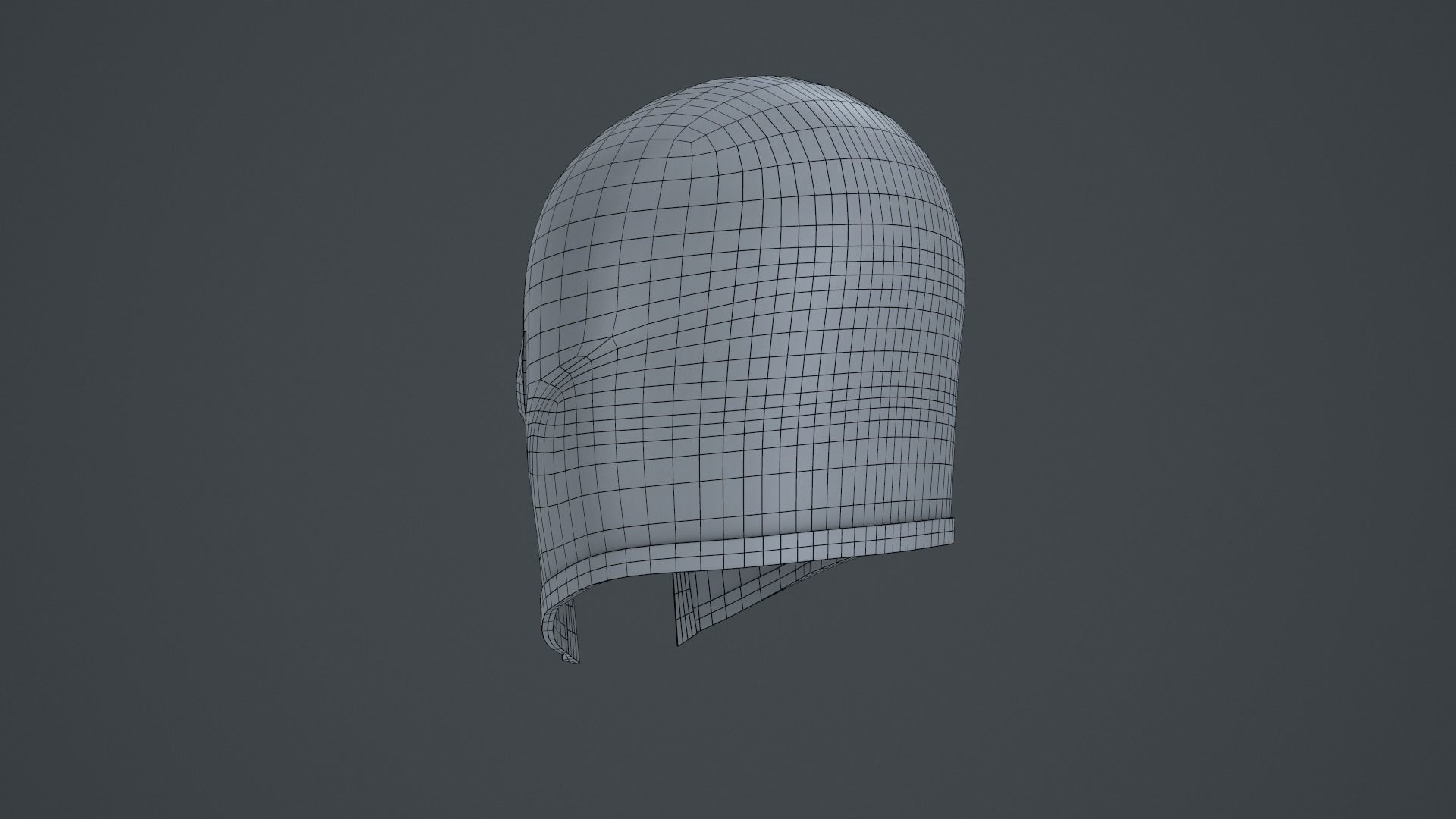 Magneto Helmet Low-poly 3D model_15