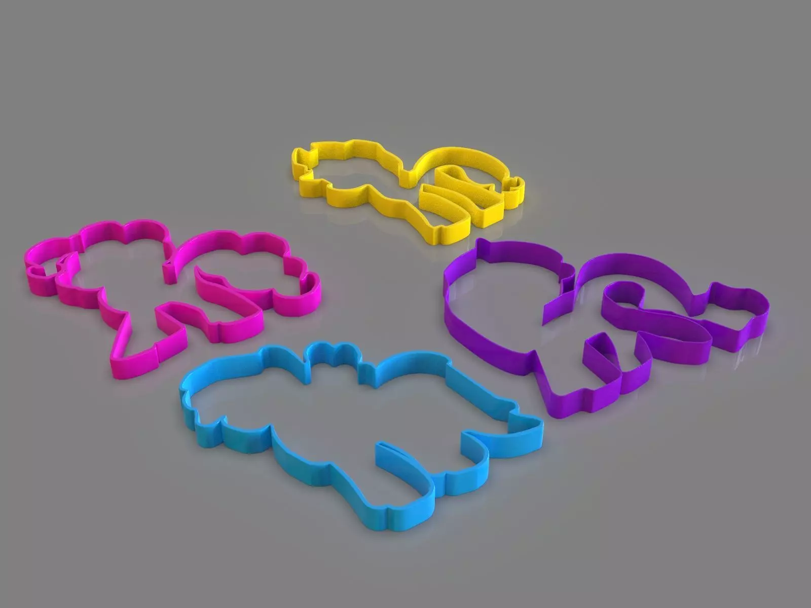 My Little Pony Cookie Cutter Pack 3D print model_0