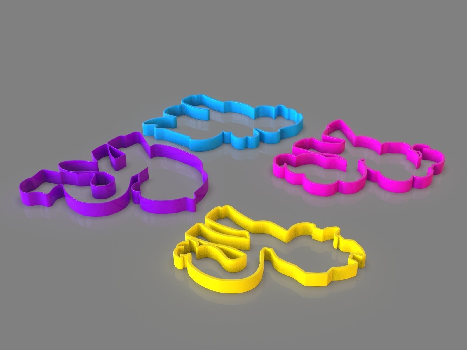 My Little Pony Cookie Cutter Pack 3D print model_3
