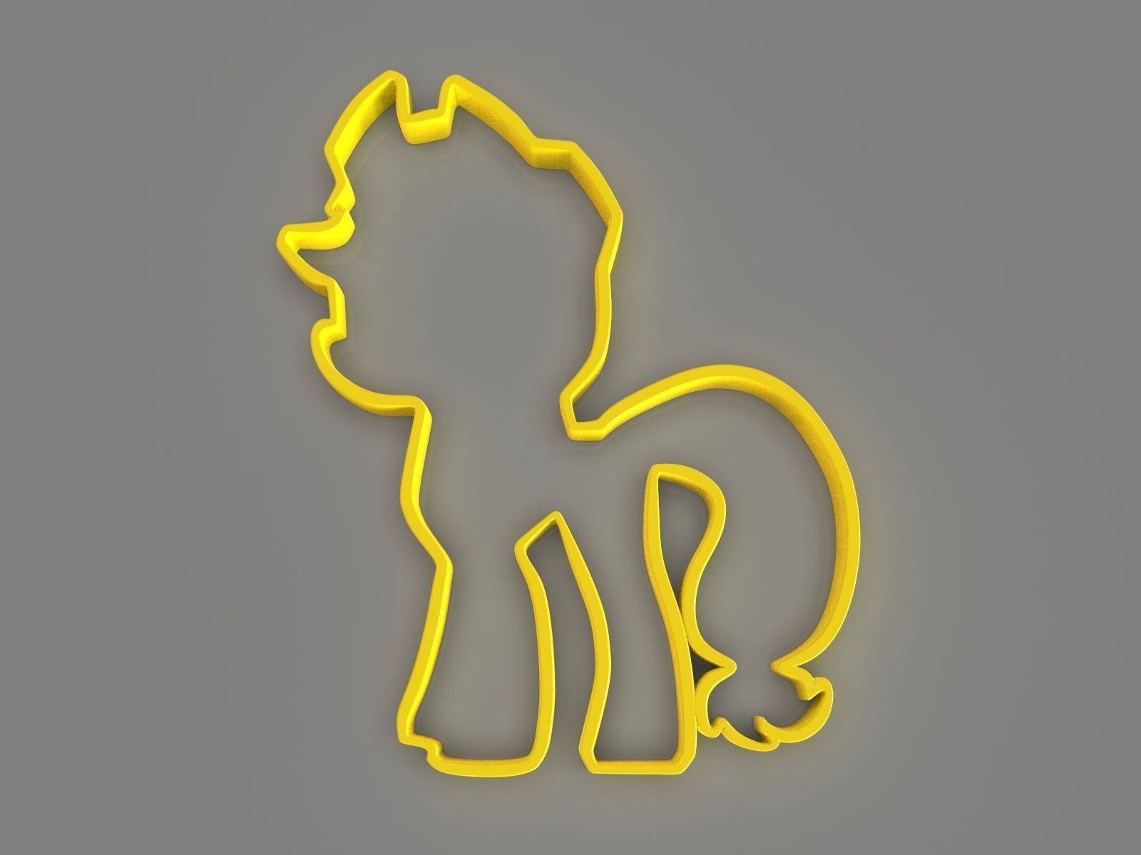 My Little Pony Cookie Cutter Pack 3D print model_5