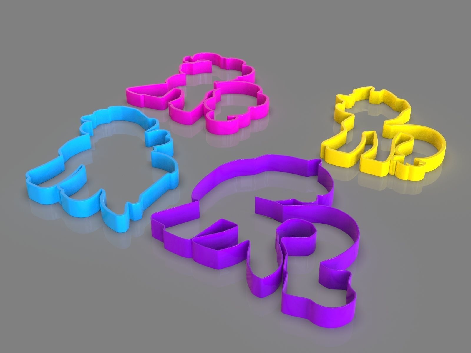 My Little Pony Cookie Cutter Pack 3D print model_2
