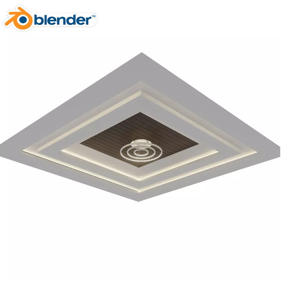 Ceiling Minimalist Free low-poly 3D model