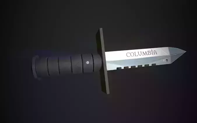 3D CsGo Bayonet Knife Low-poly 3D model