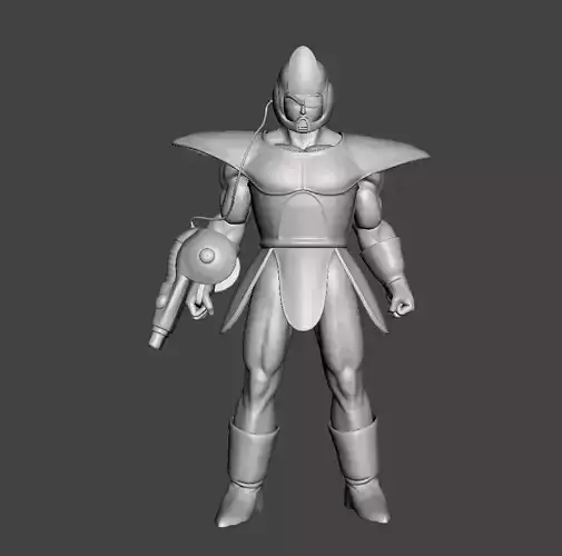 Raspberry 3D Model golden saiyan