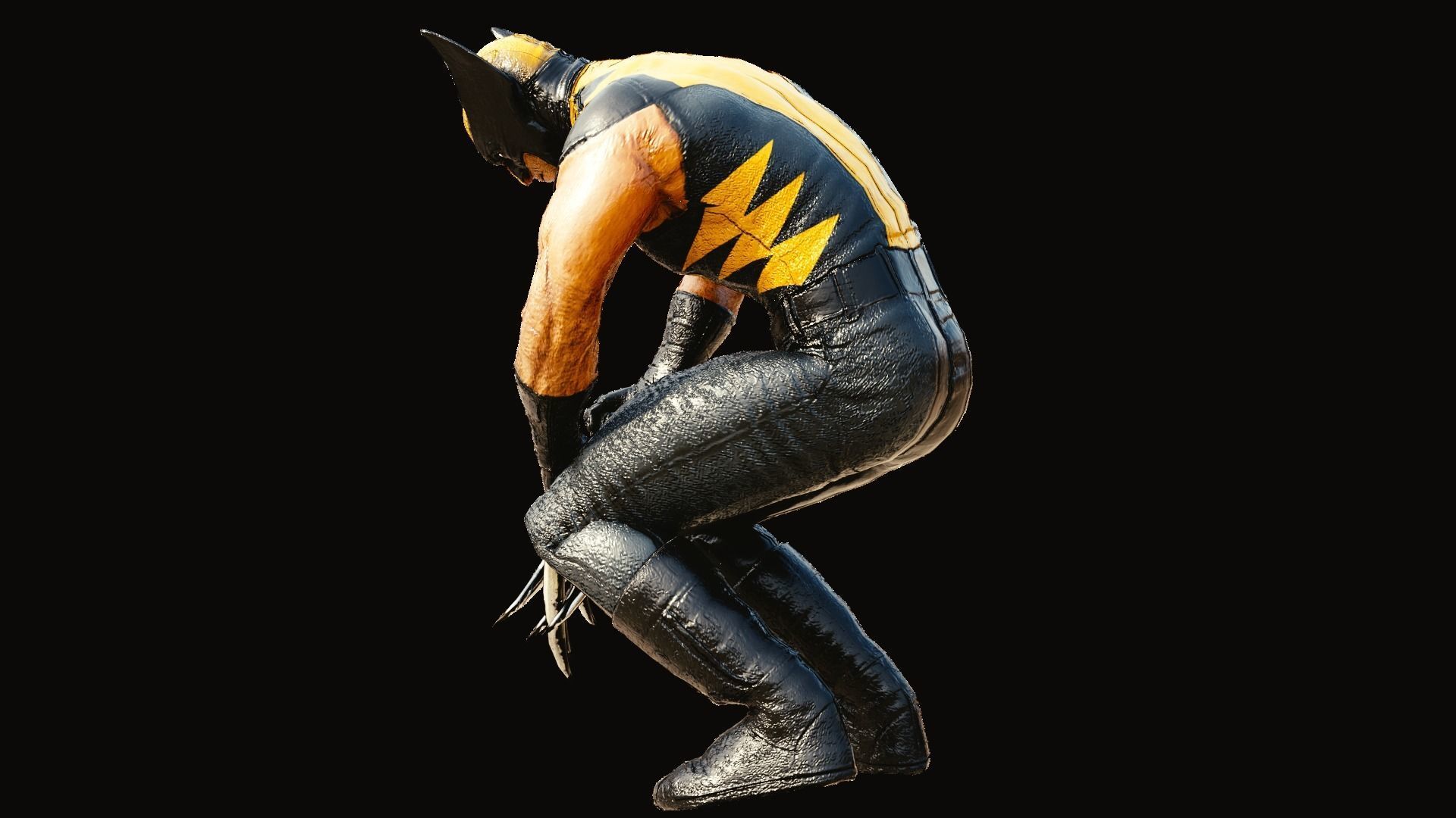 Wolverine hd wallpaper 3D model_8