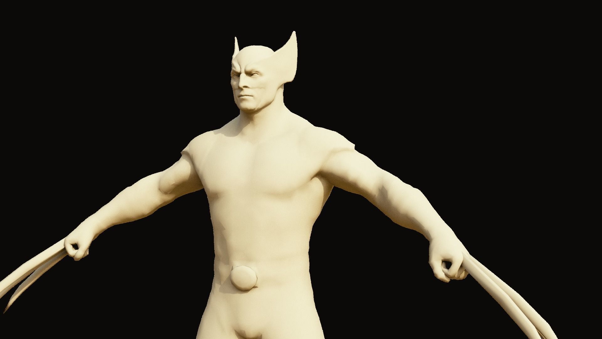 Wolverine hd wallpaper 3D model_13