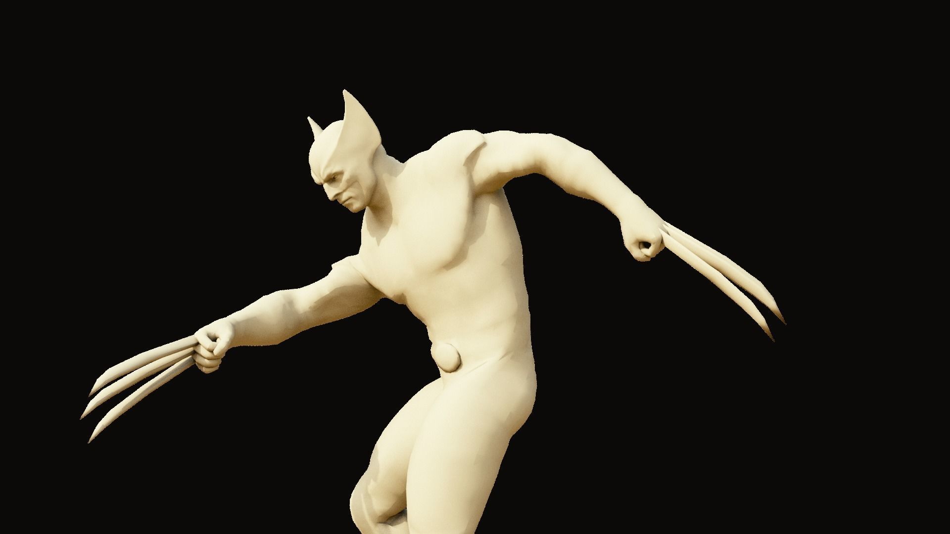 Wolverine hd wallpaper 3D model_11