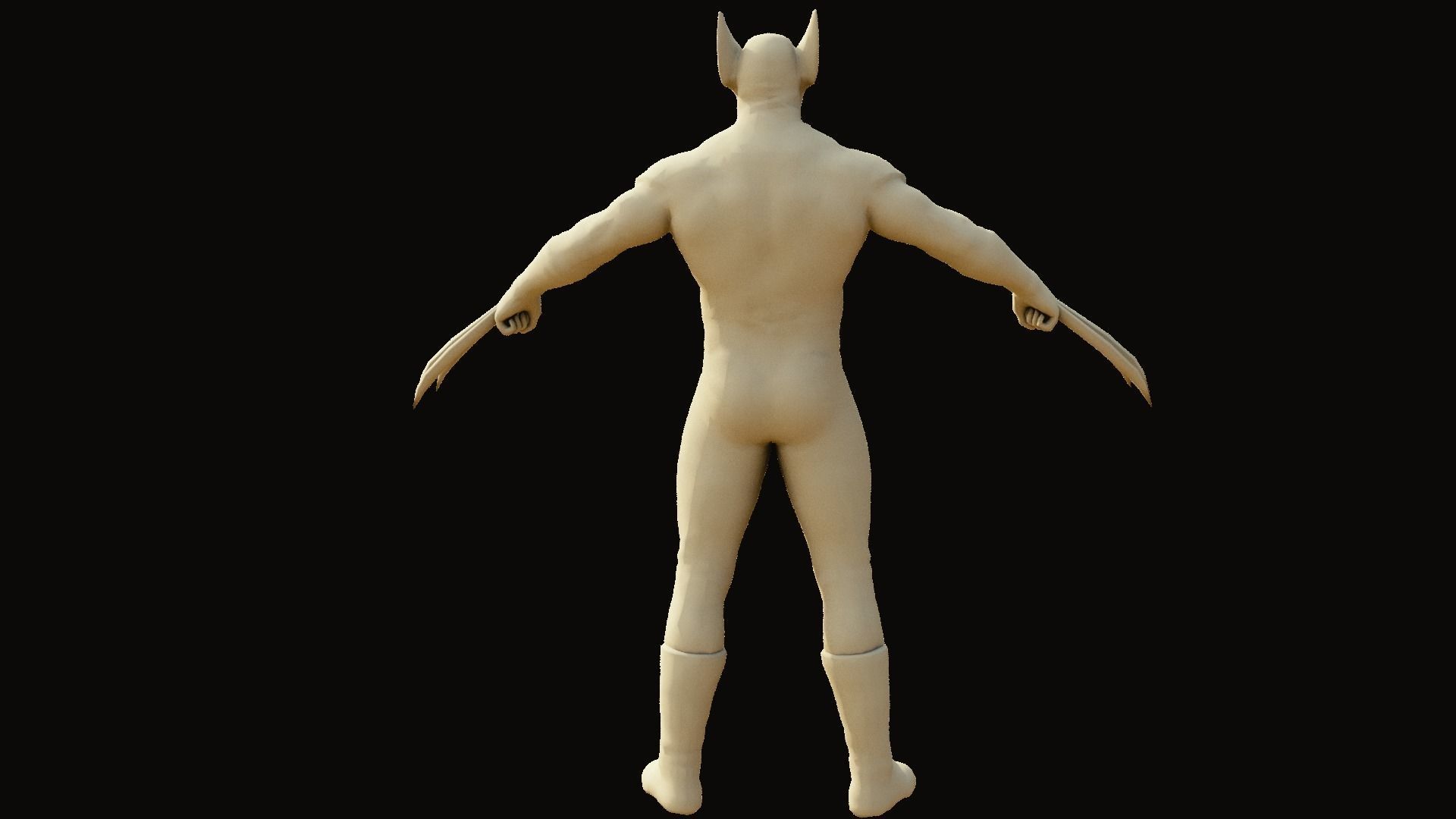 Wolverine hd wallpaper 3D model_7