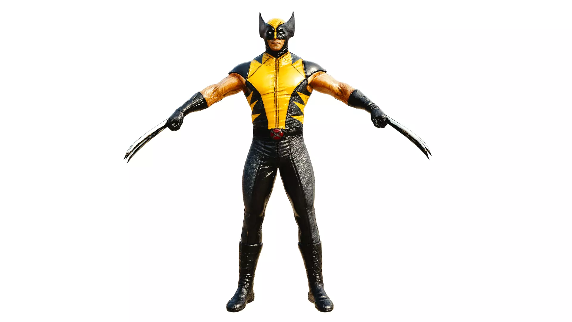 Wolverine hd wallpaper 3D model_0