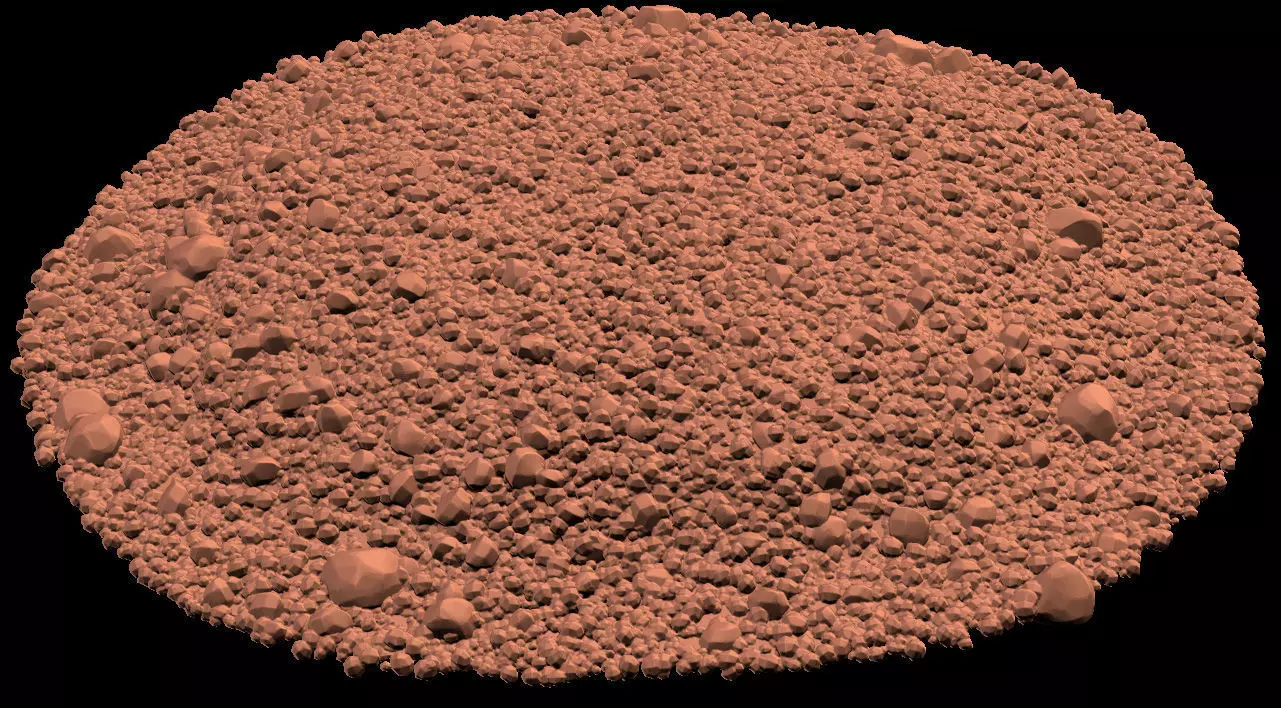 ground soil 3D print model