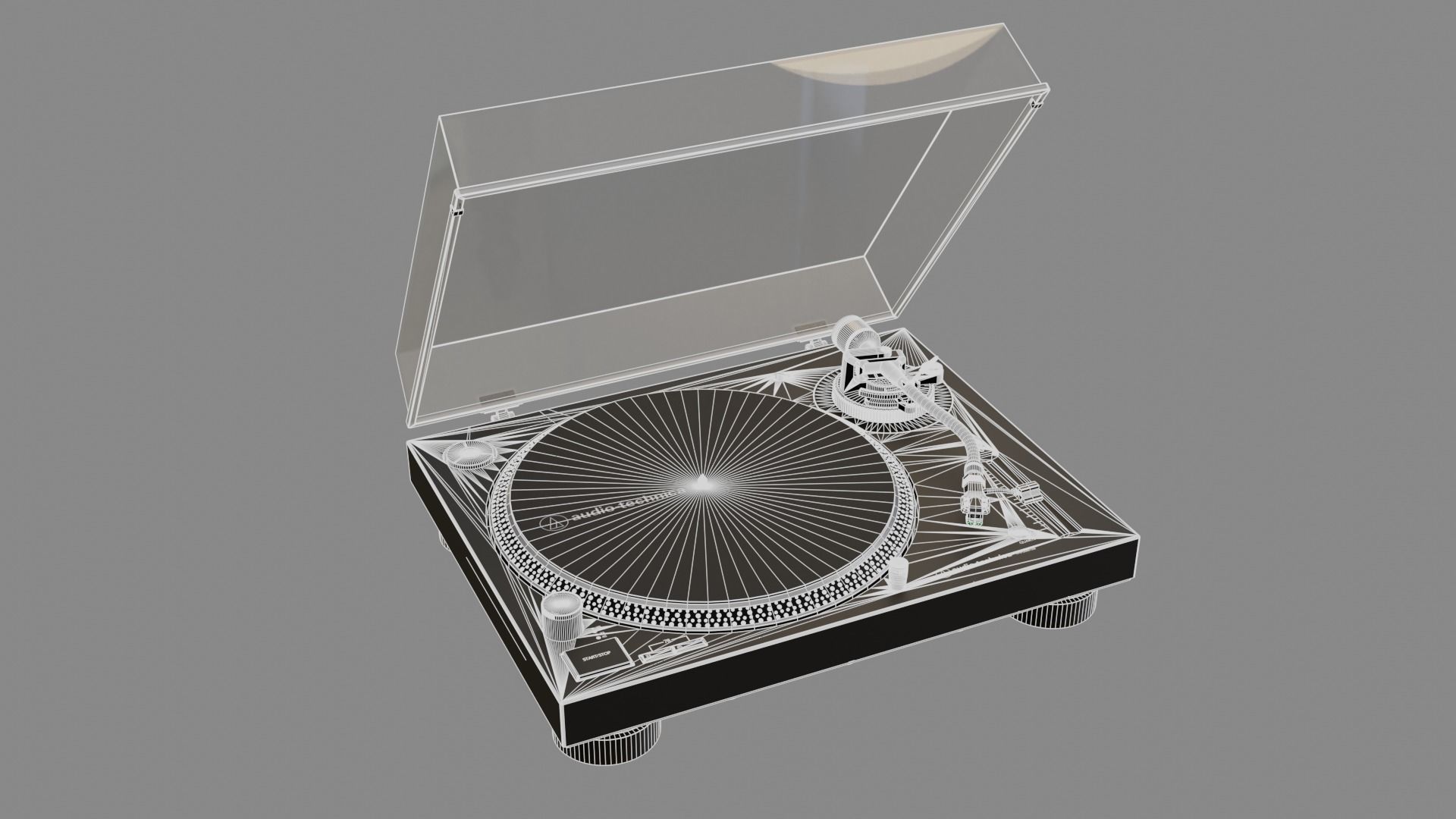AUDIO-TECHNICA AT-LP120USB 3D model_7
