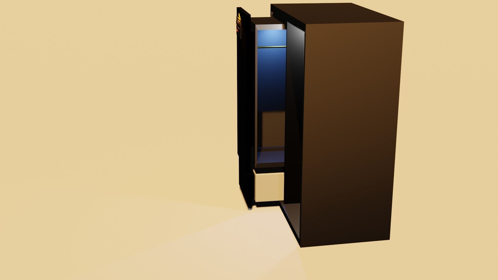 Modren closet 3D model_1