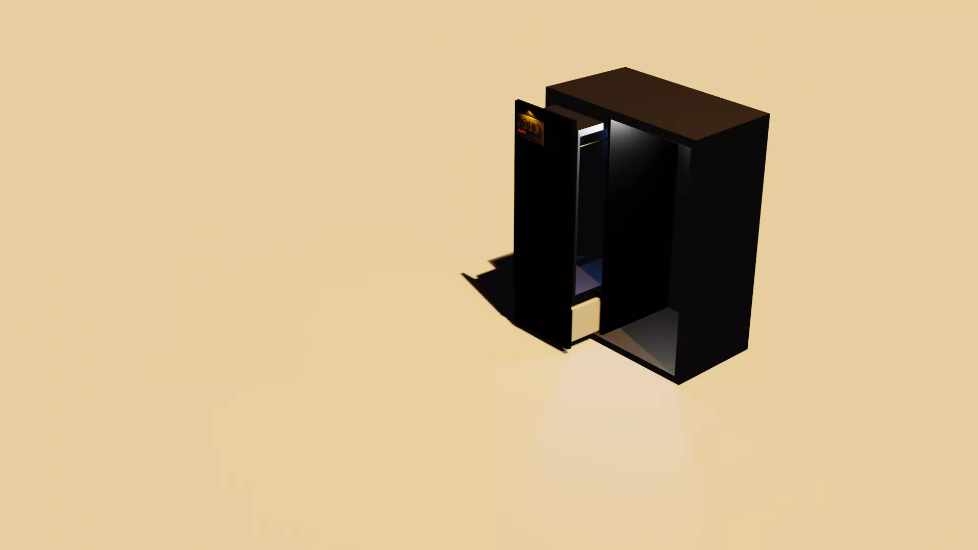 Modren closet 3D model_0