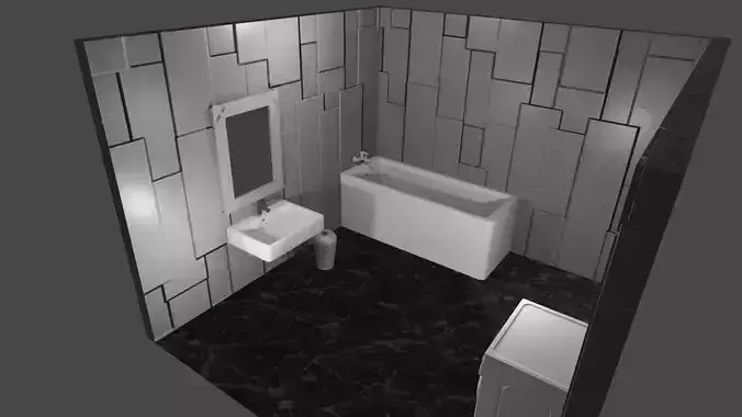 Bathroom with toilet and sink