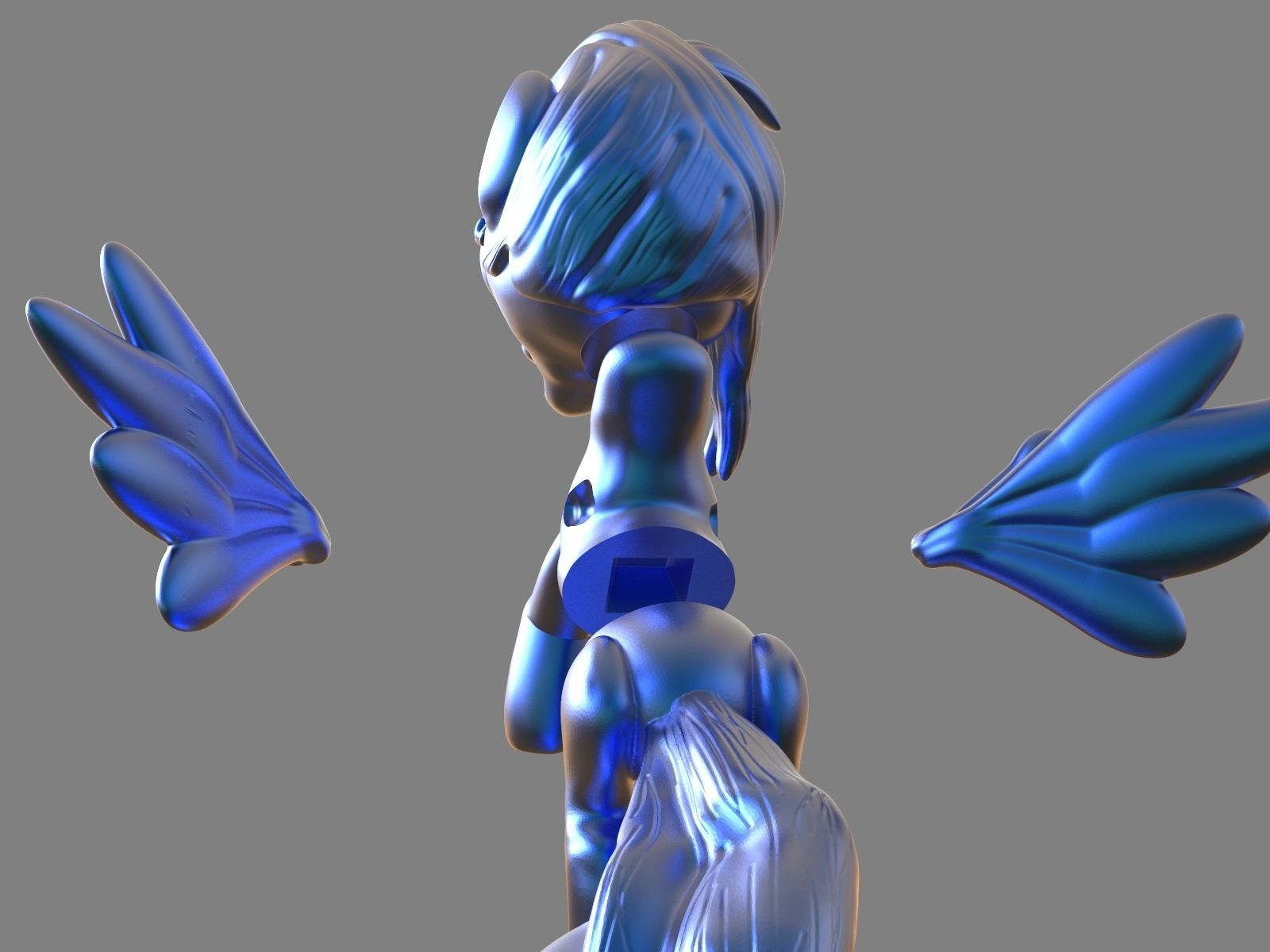 My Little Pony Rainbow Dash Sculpture 3D print model_23