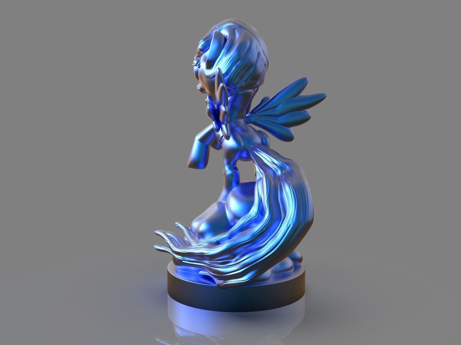 My Little Pony Rainbow Dash Sculpture 3D print model_3