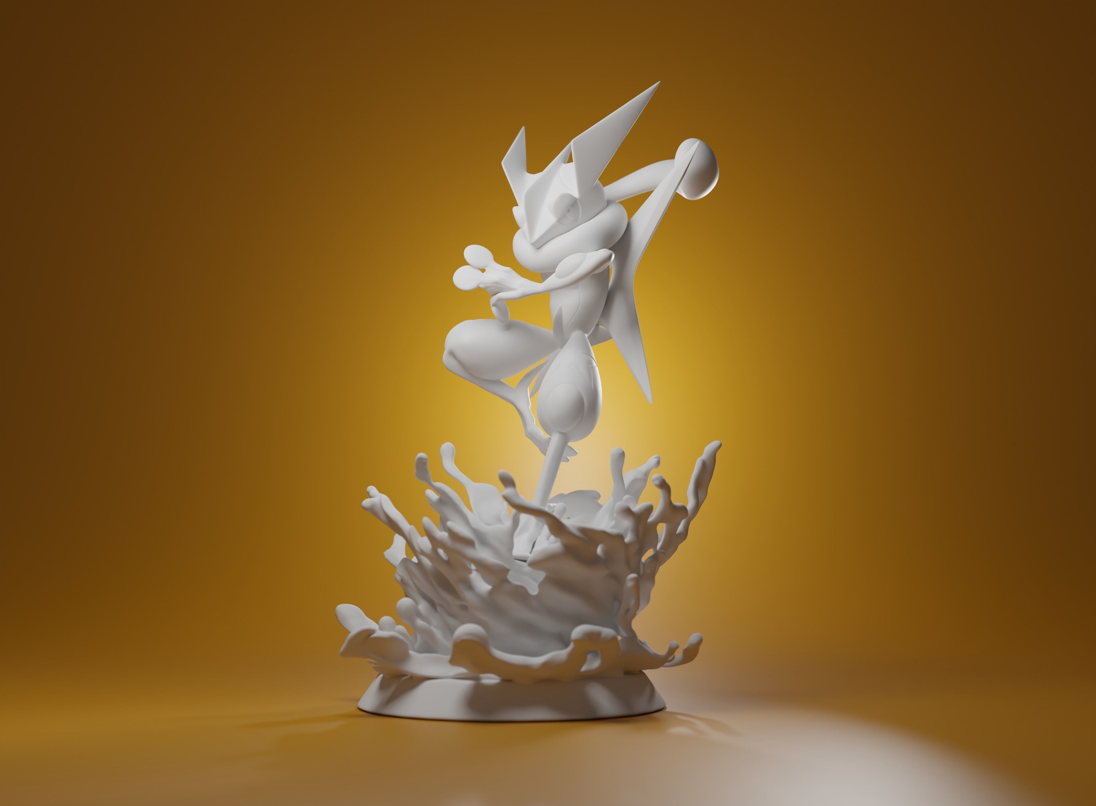 GRENINJA - Pre-supported 3D printable Pokemon 3D print model_1