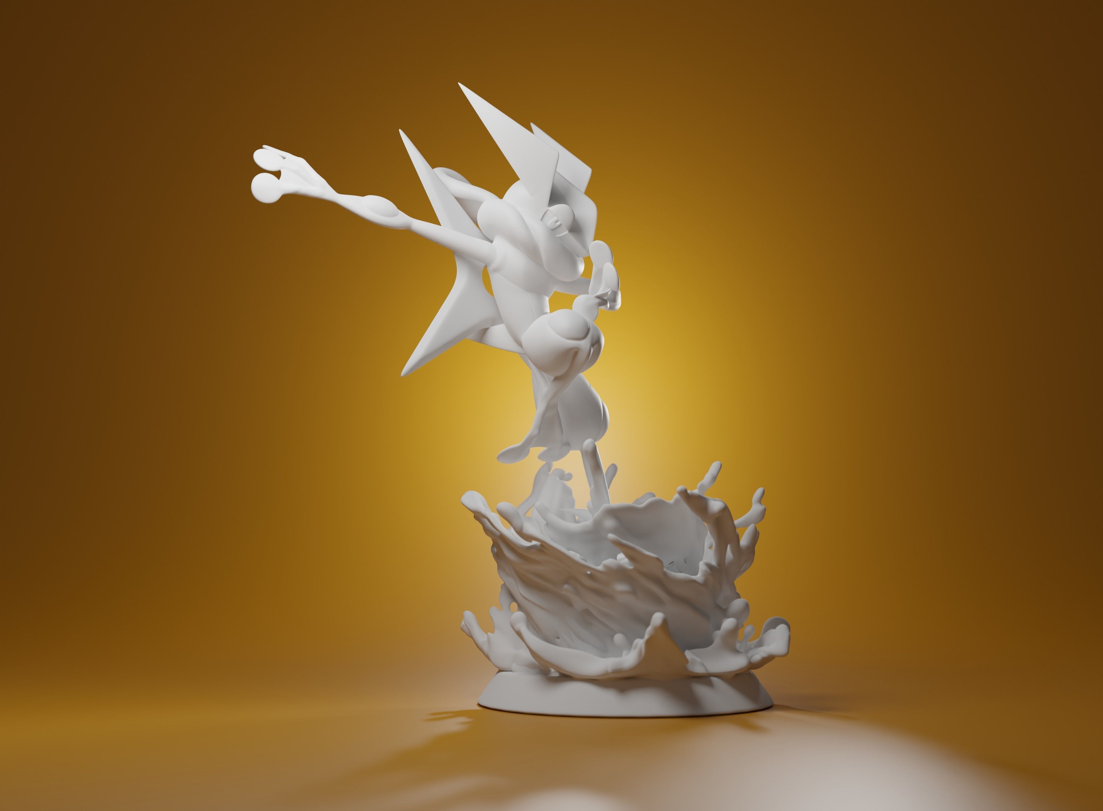 GRENINJA - Pre-supported 3D printable Pokemon 3D print model_3