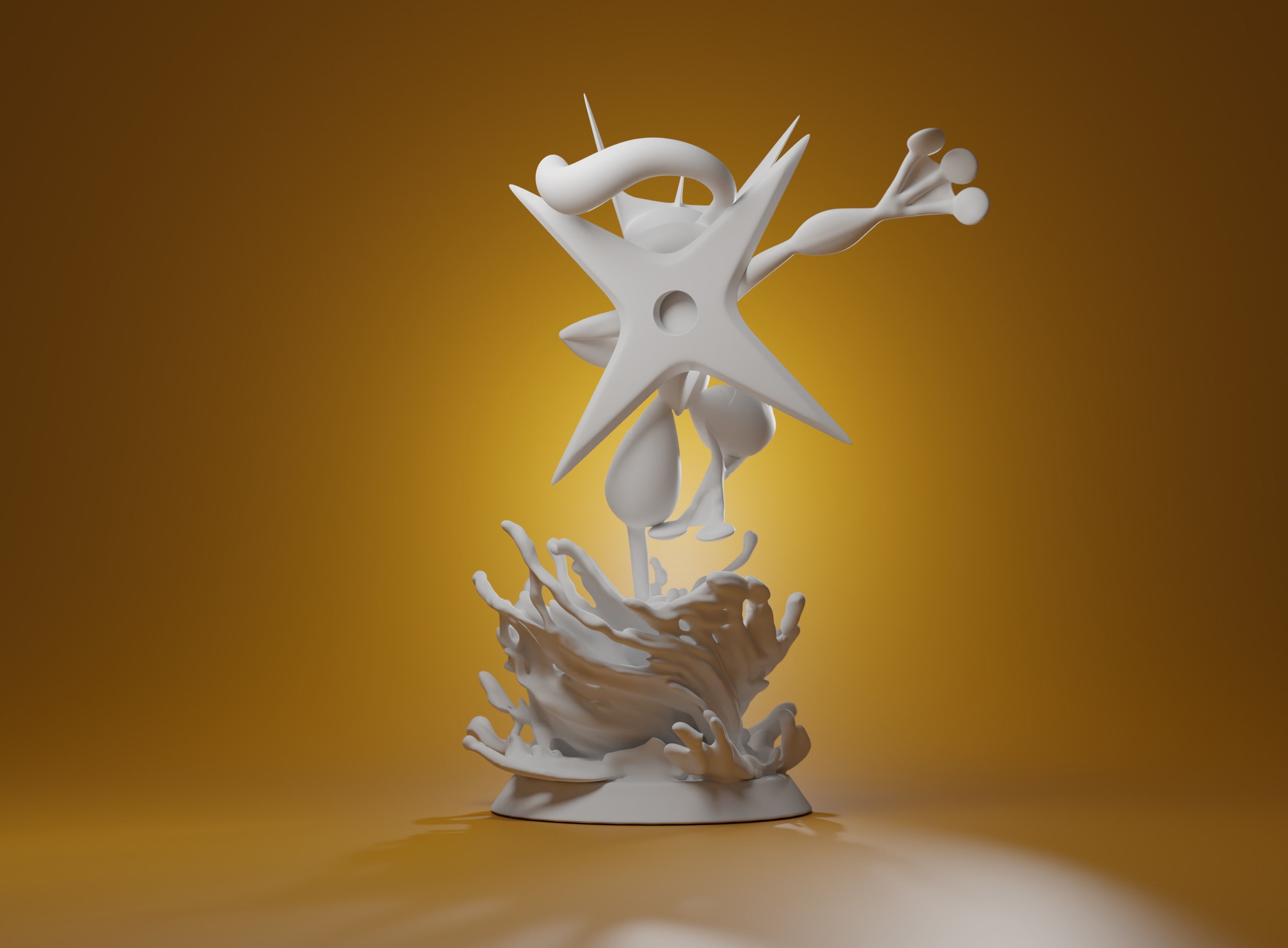 GRENINJA - Pre-supported 3D printable Pokemon 3D print model_7