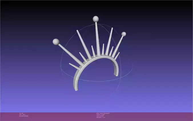 RWBY Weiss Hairband 3D print model