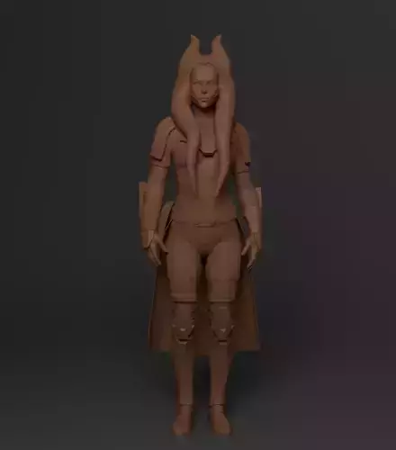 Togruta Jedi Sentinel Pose Printeable