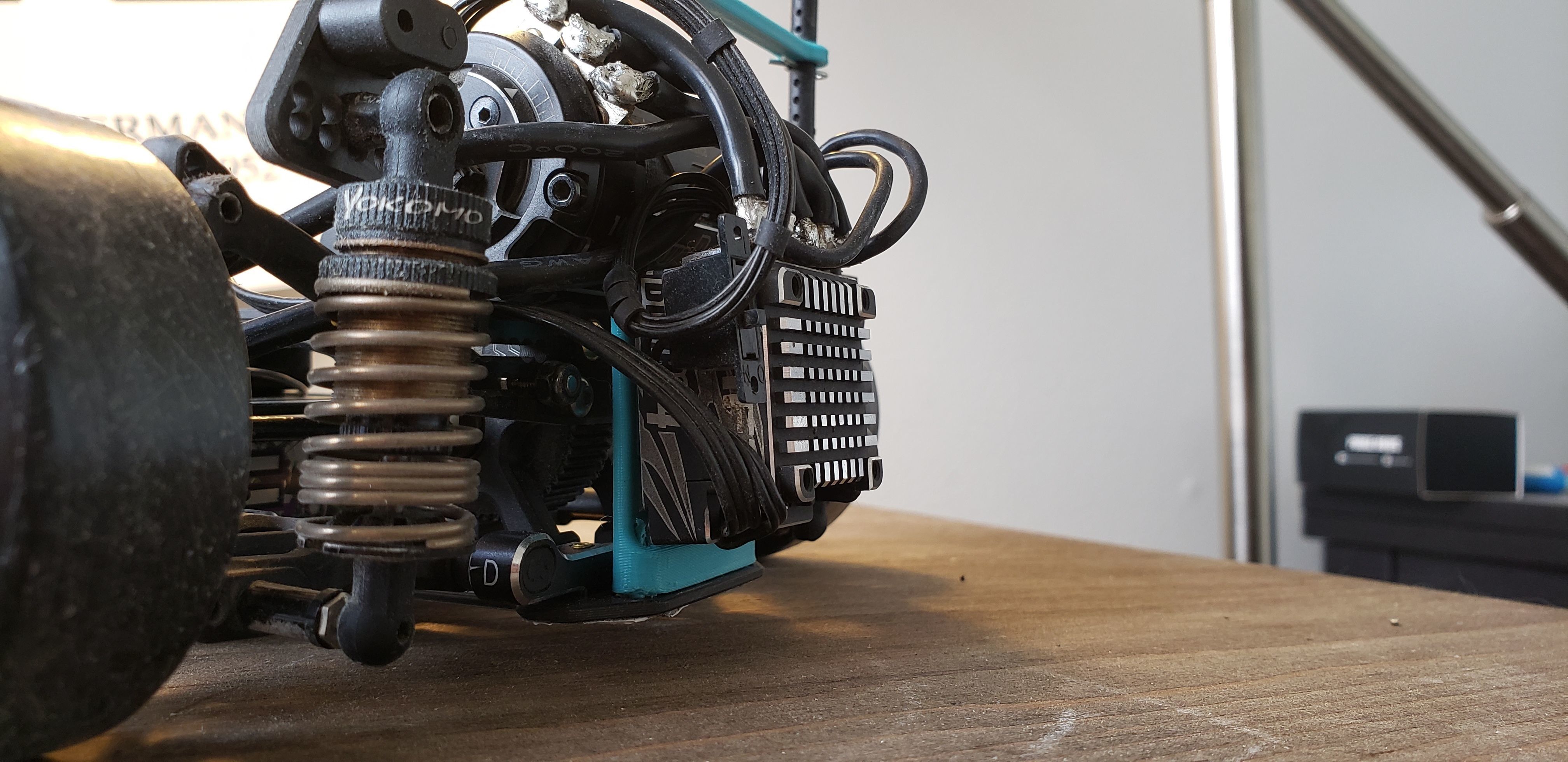 Yokomo Yd2 rear stealth esc mount free 3D model 3D printable CGTrader