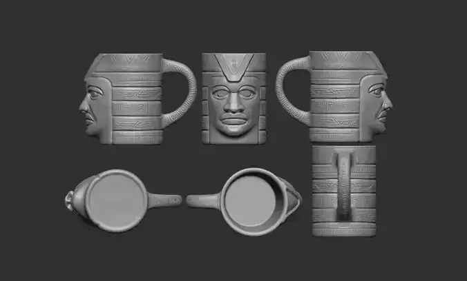 Coffe - Tea - Milk mug 3D print model