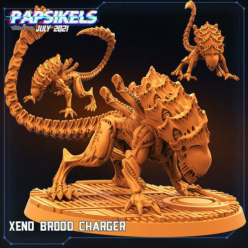 XENO BROOD CHARGER 3D print model