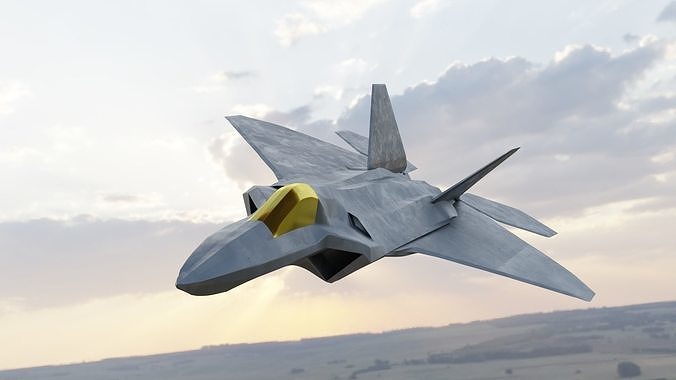 Modern Fighter Jet 3D model
