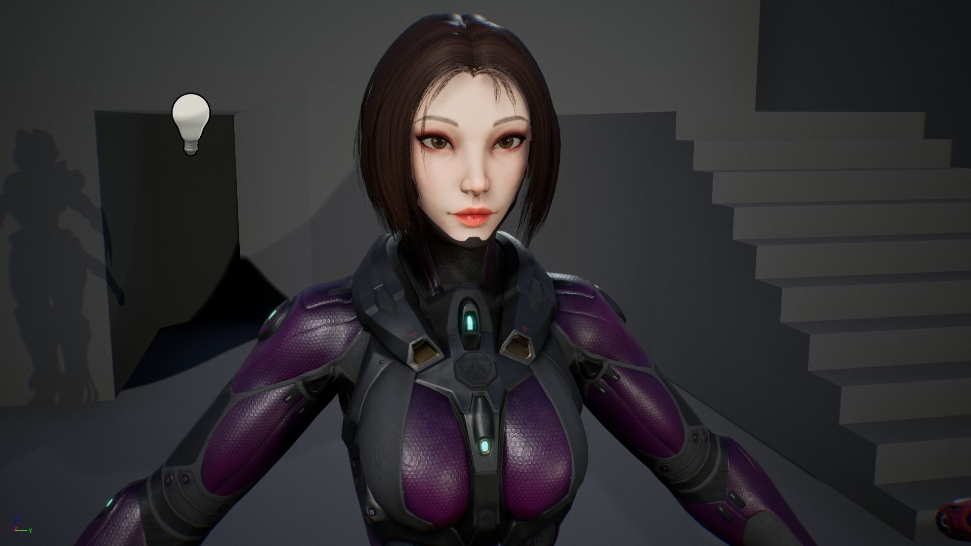 Yui - SpecOps Cat Low-poly 3D model_29