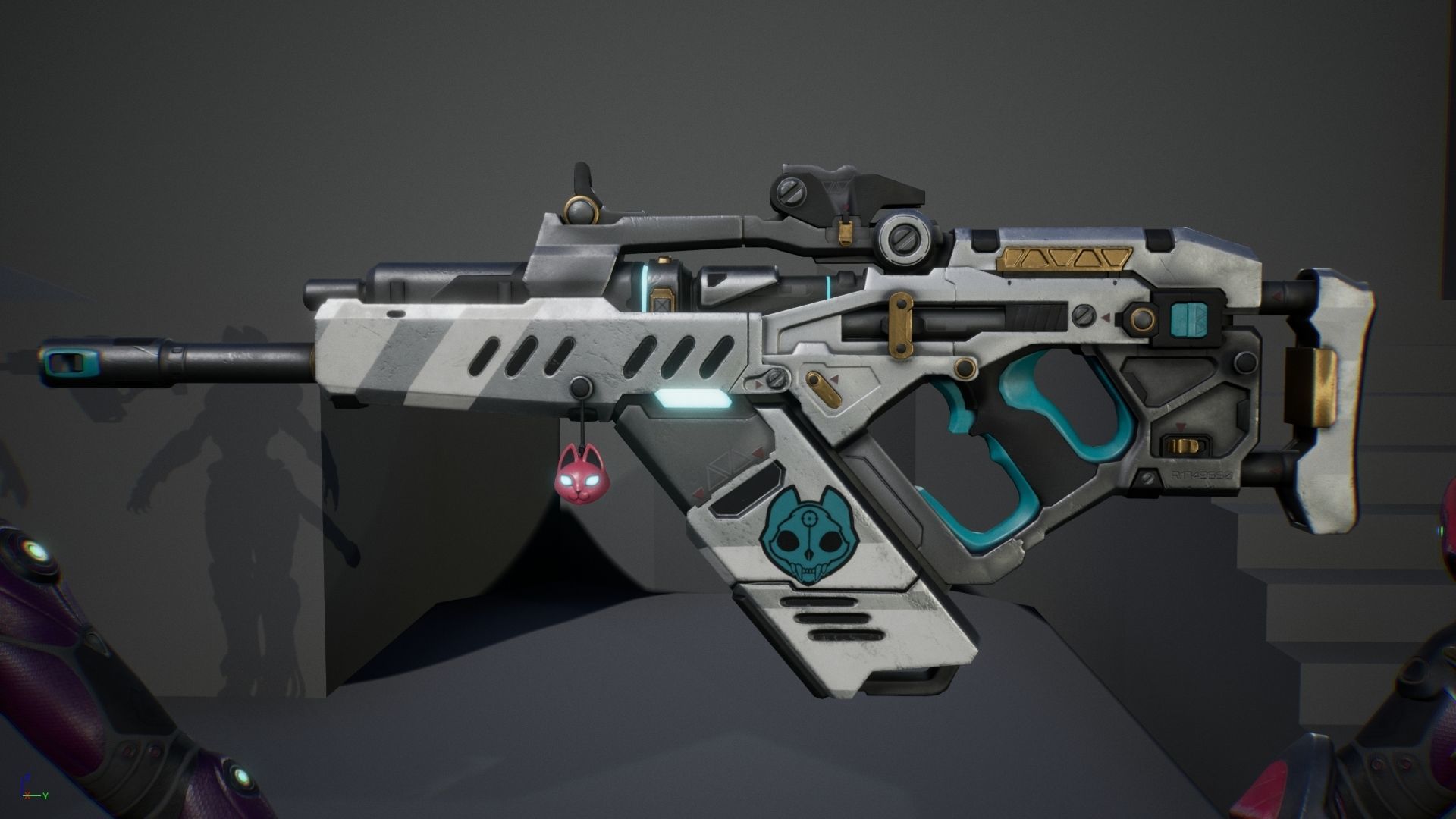 Yui - SpecOps Cat Low-poly 3D model_27