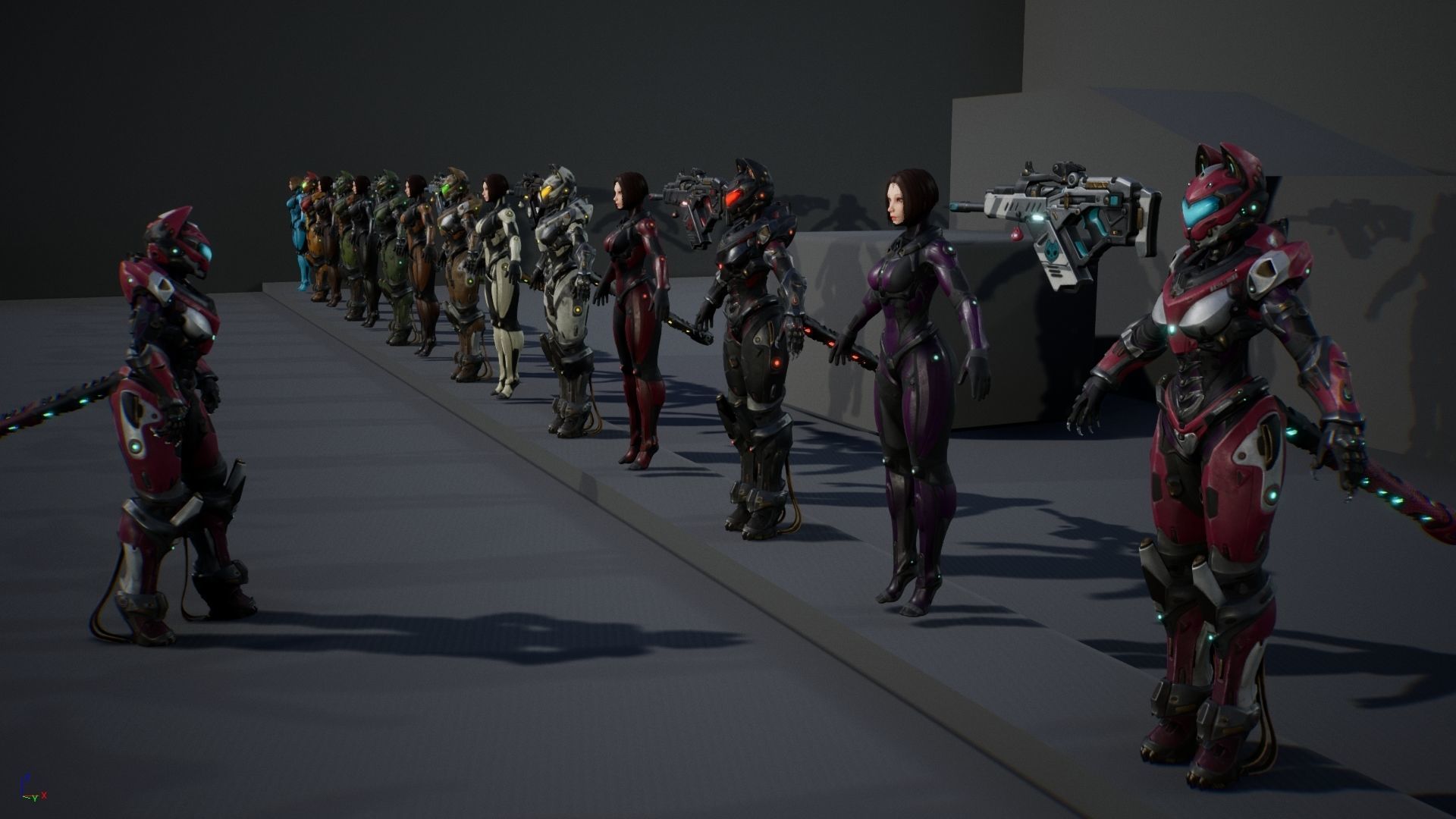 Yui - SpecOps Cat Low-poly 3D model_26