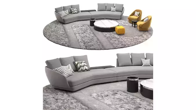 Minotti Lawson Collect 3D model