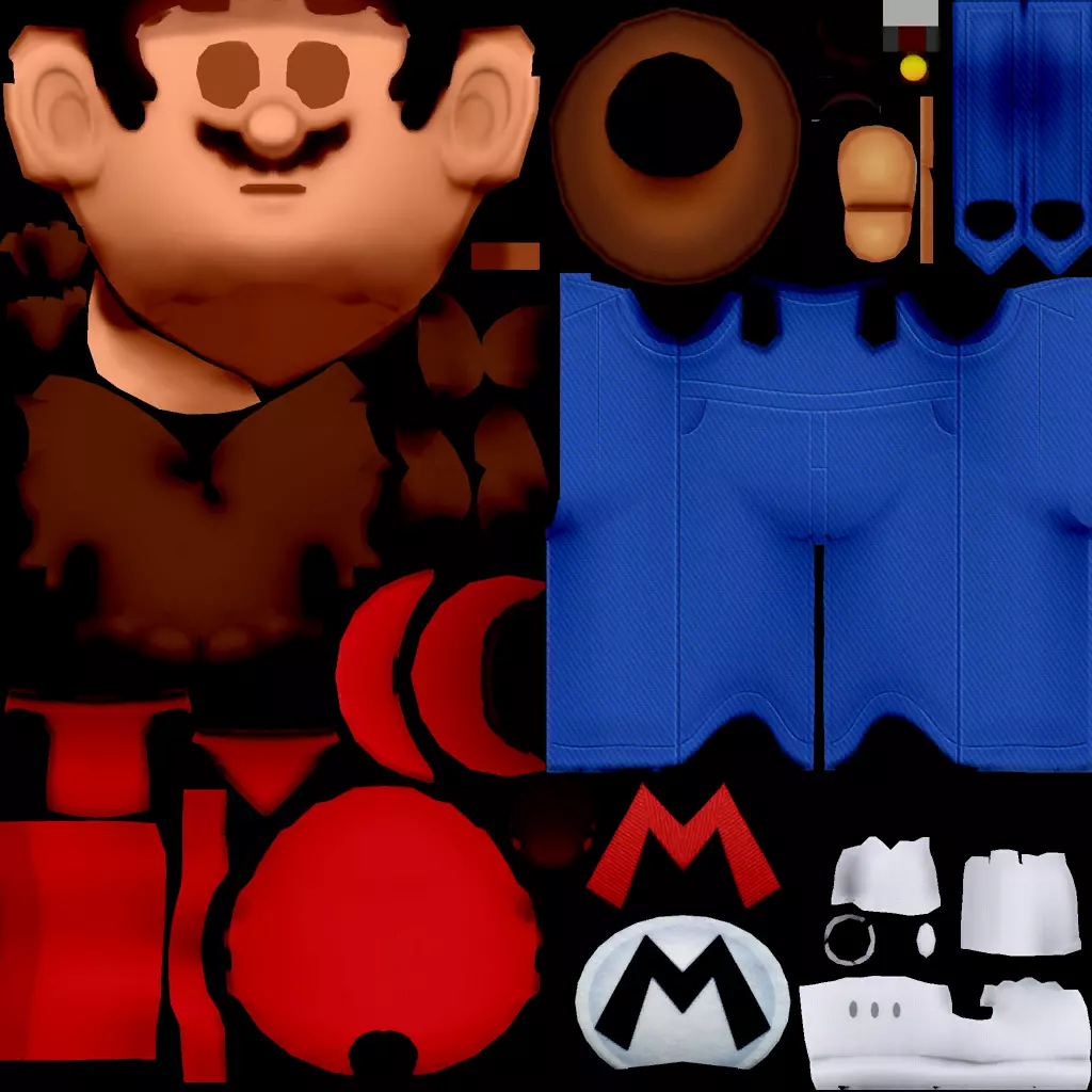 mario dance Free 3D model