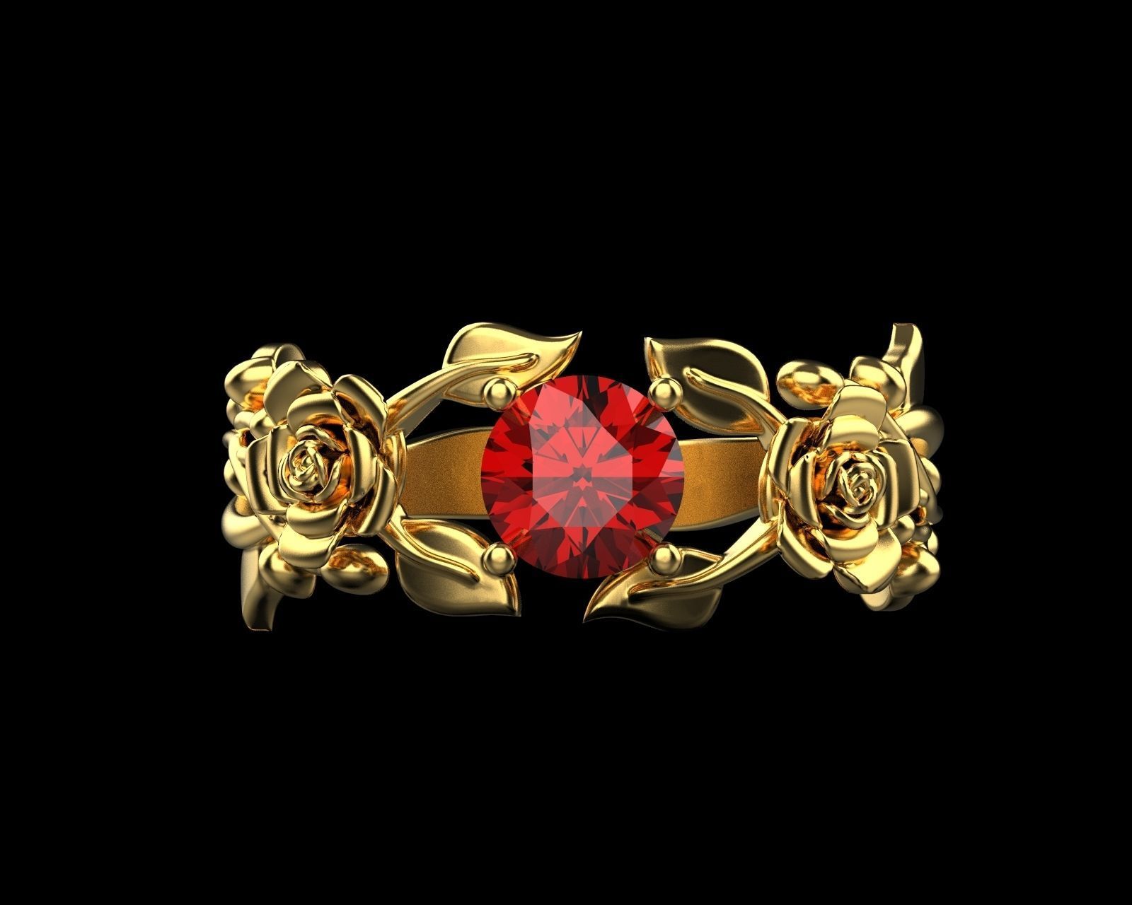 Rose  011 3D print model_1