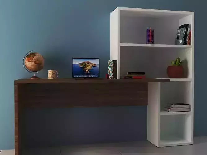 Study table Free 3D model