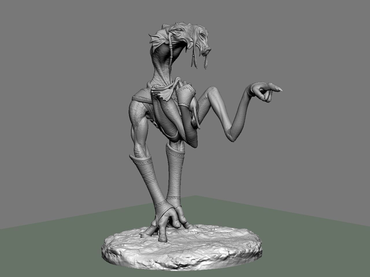 Sebulba star wars creature 3D print model_3