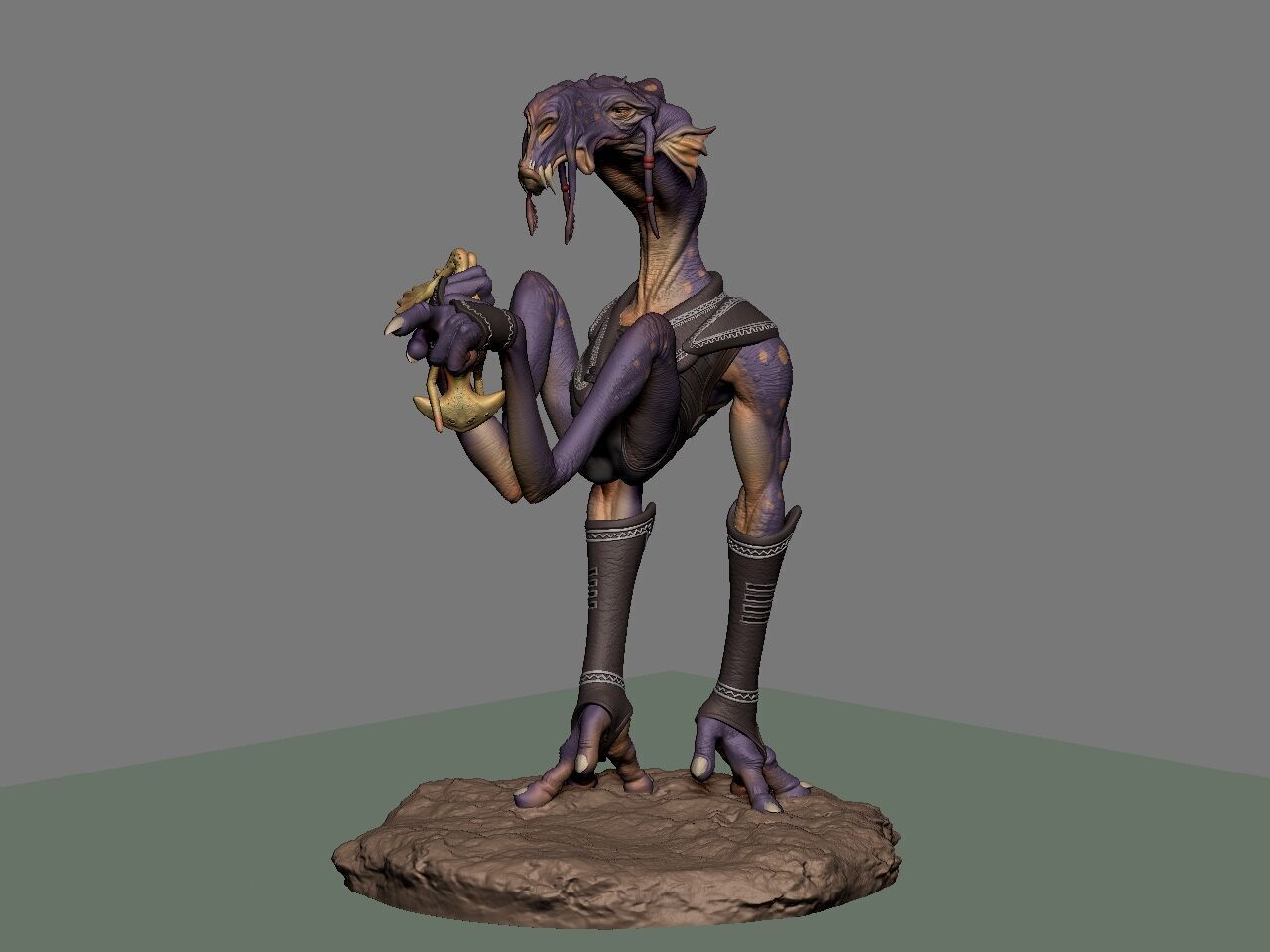 Sebulba star wars creature 3D print model_14