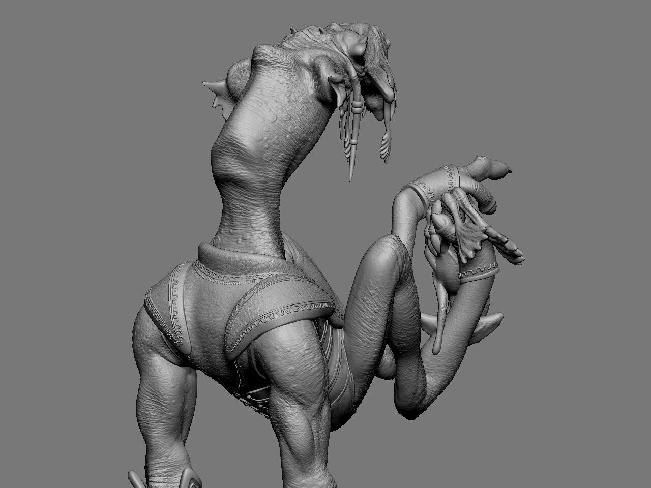 Sebulba star wars creature 3D print model_25