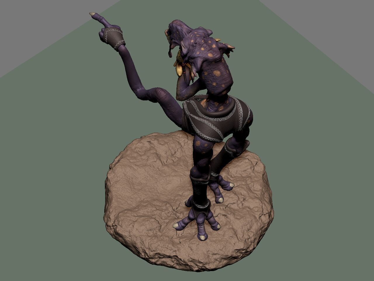 Sebulba star wars creature 3D print model_59