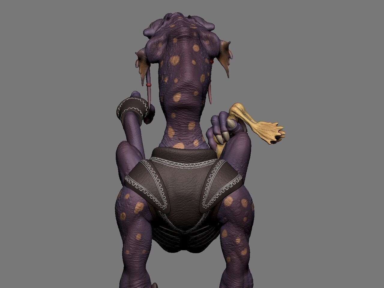 Sebulba star wars creature 3D print model_26