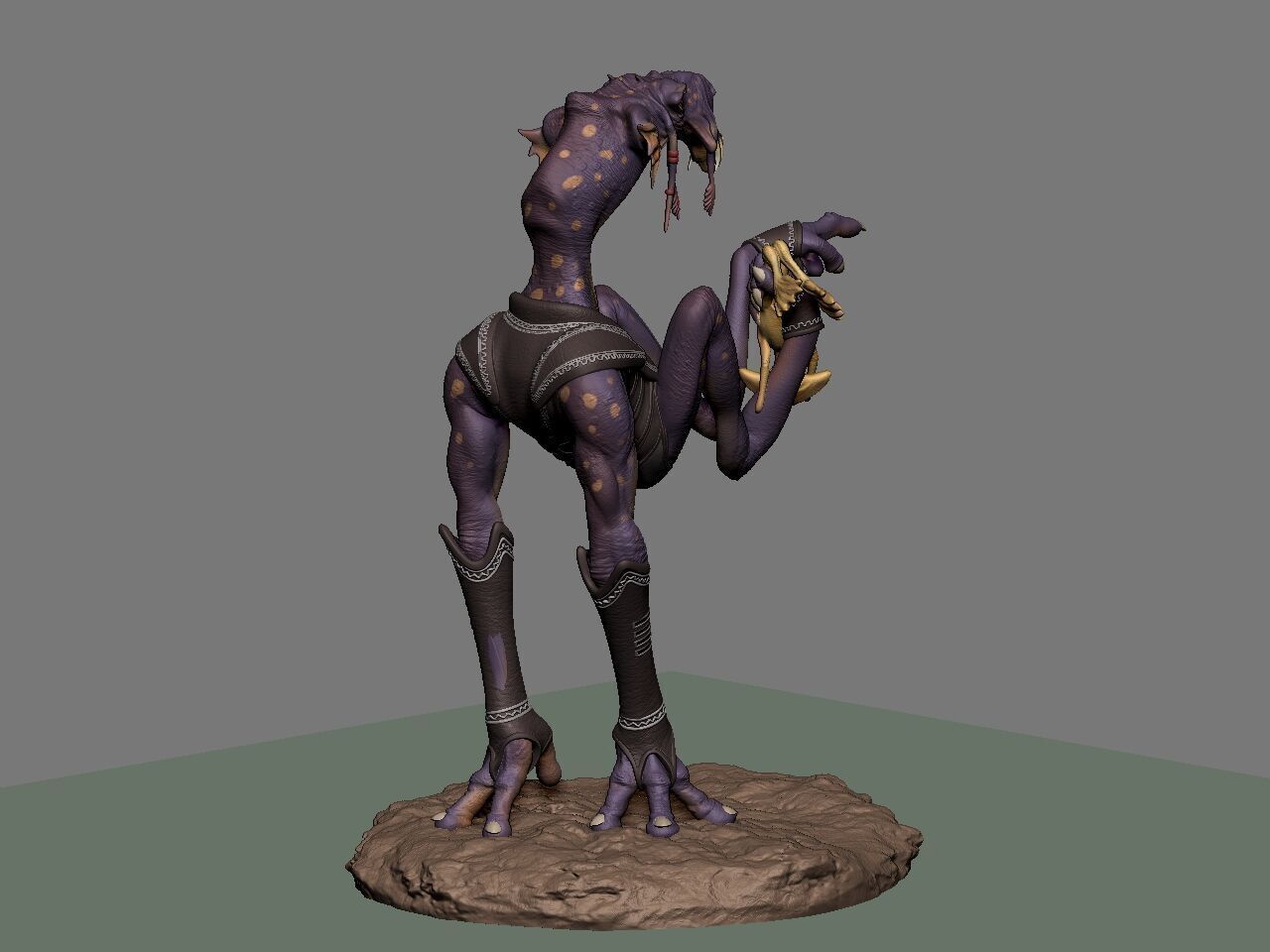 Sebulba star wars creature 3D print model_6