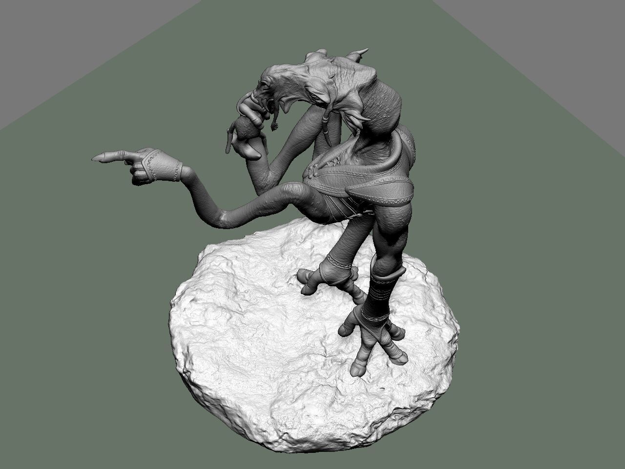 Sebulba star wars creature 3D print model_61