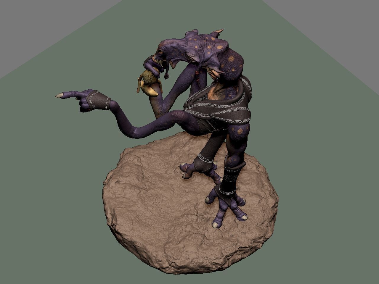 Sebulba star wars creature 3D print model_62