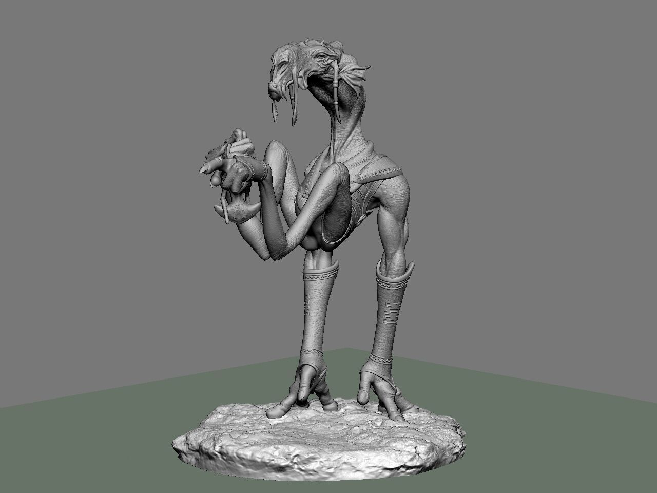 Sebulba star wars creature 3D print model_15
