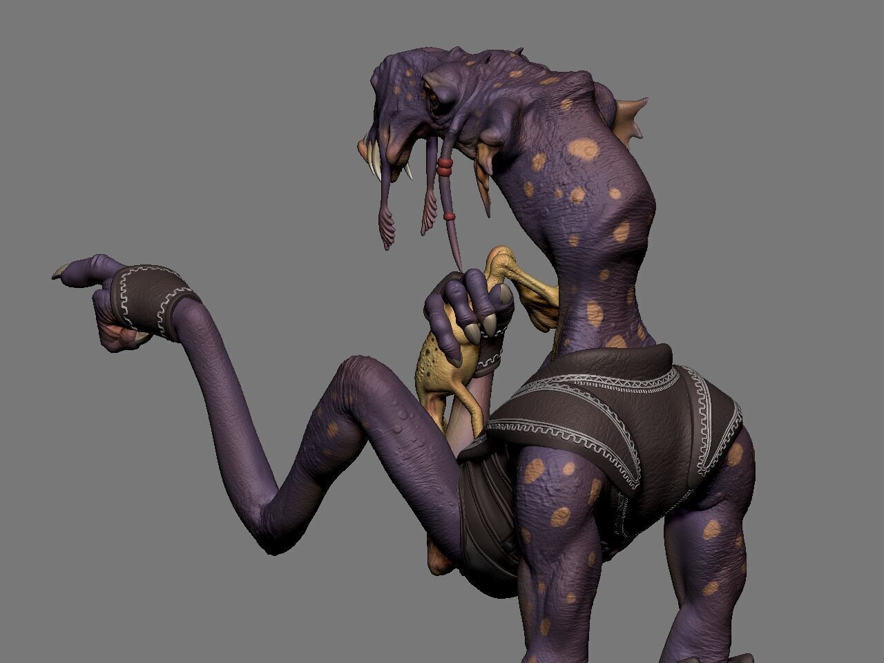 Sebulba star wars creature 3D print model_28