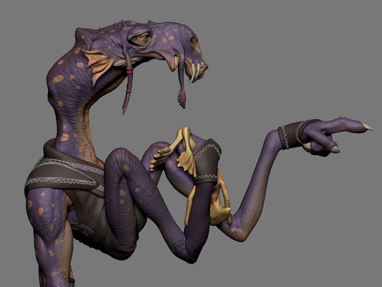 Sebulba star wars creature 3D print model_22