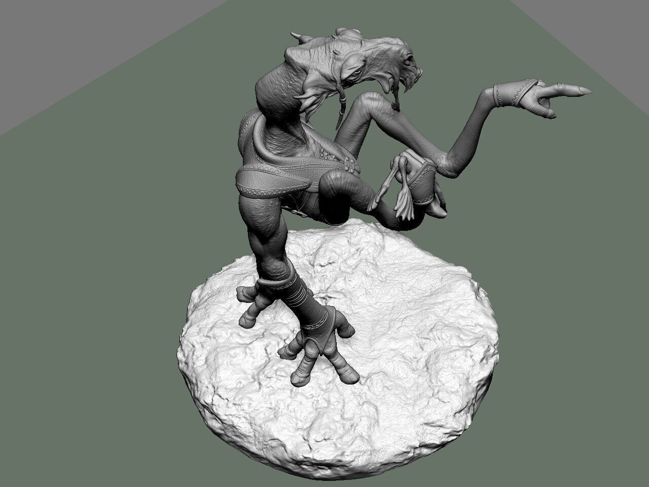 Sebulba star wars creature 3D print model_54