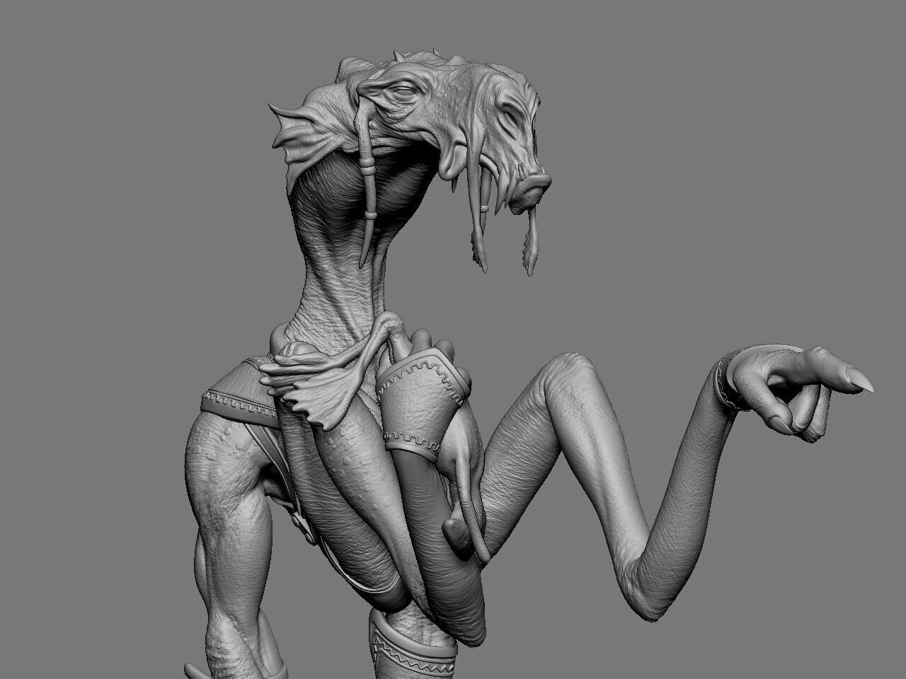 Sebulba star wars creature 3D print model_21